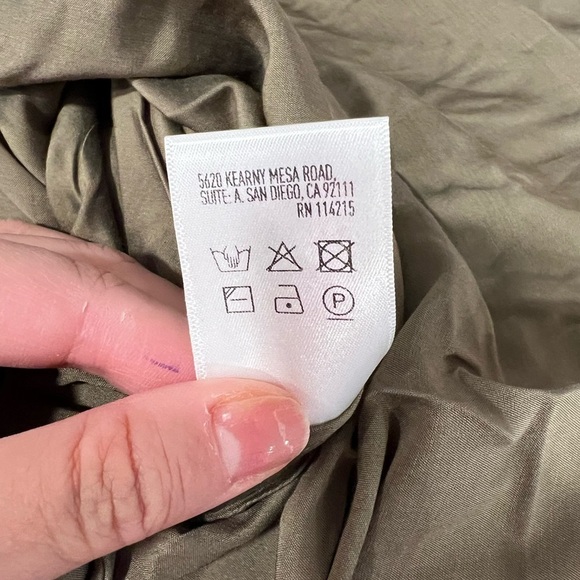 NWT VIX Gisa Viscose Faux Wrap Mini Dress in Pistachio Sz L - Picture 7 of 8